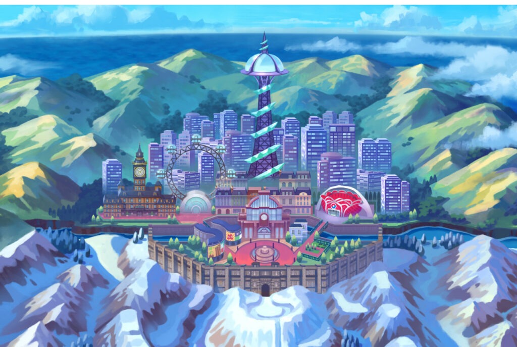 Città di Galar in Pokémon Spada e Scudo