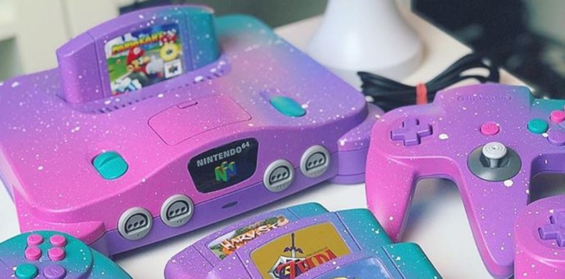 Un vecchio Nintendo 64 diventa un capolavoro vaporwave