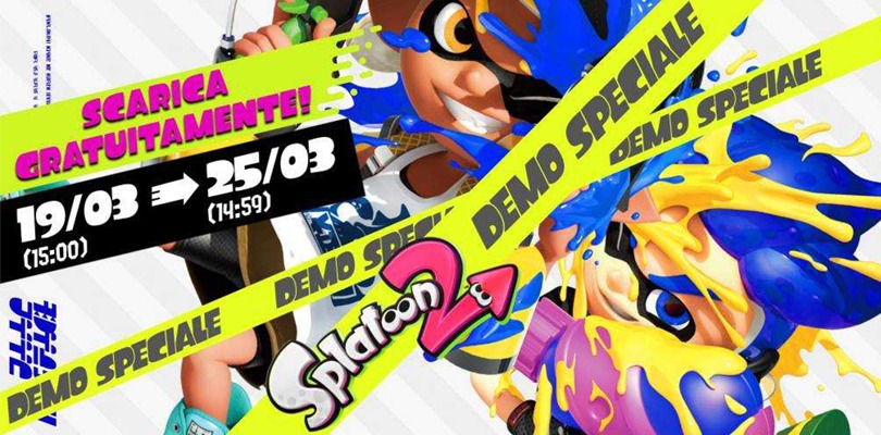 Scarica la demo speciale di Splatoon 2 e ottieni una prova gratuita del Nintendo Switch Online