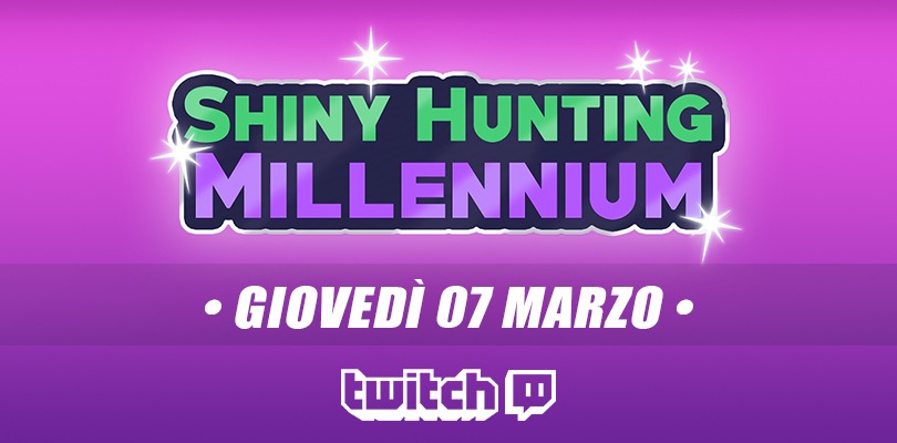 Shiny Hunting Millennium vola su Twitch: partecipa alla diretta streaming e vinci!