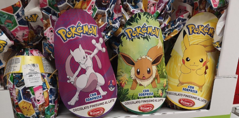Festeggia la Pasqua con le nuove uova di cioccolato dedicate ai Pokémon e a Mario Kart!