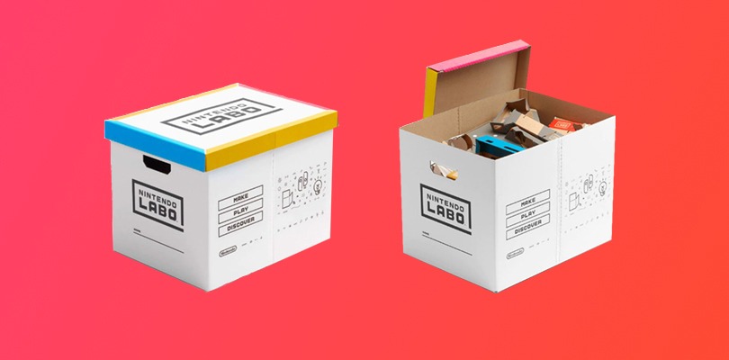 Il cartone nel cartone: ecco le scatole ufficiali dove riporre Nintendo Labo