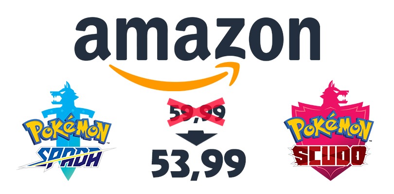 Pokémon Spada e Scudo in preordine a 53,99 € su Amazon Italia