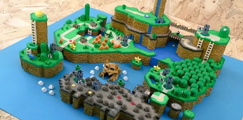 Super Mario World: un fan realizza il modellino 3D della mappa del gioco per SNES
