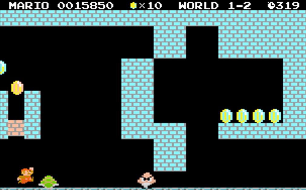 Screenshot di Super Mario Bros. per C64