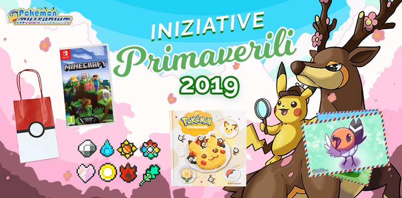 Fantastici premi in palio nelle iniziative primaverili di Pokémon Millennium!
