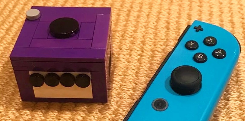Ecco come costruire un piccolo GameCube di LEGO per contenere le cartucce di Nintendo Switch