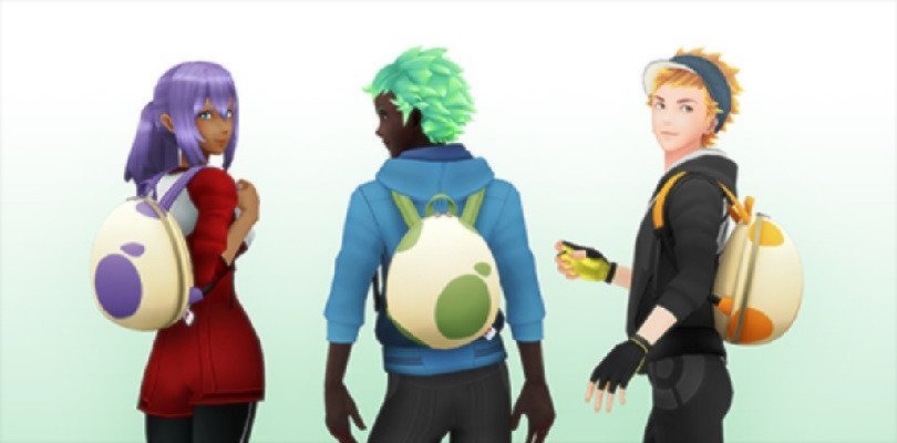 Disponibili gli Zaini Uovo per l'avatar di Pokémon GO