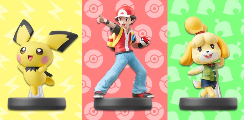 Svelata la data di uscita degli amiibo di Pichu, Allenatore di Pokémon e Fuffi