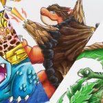 Charizard Blastoise e Venusaur secondo Abz