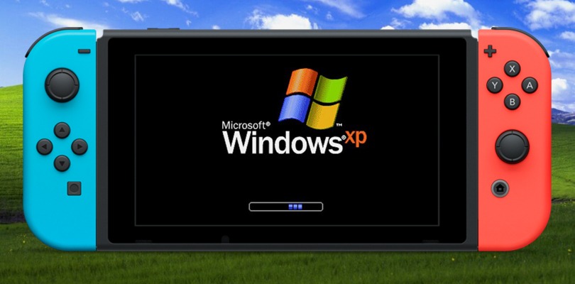 Un modder installa Windows XP su Nintendo Switch
