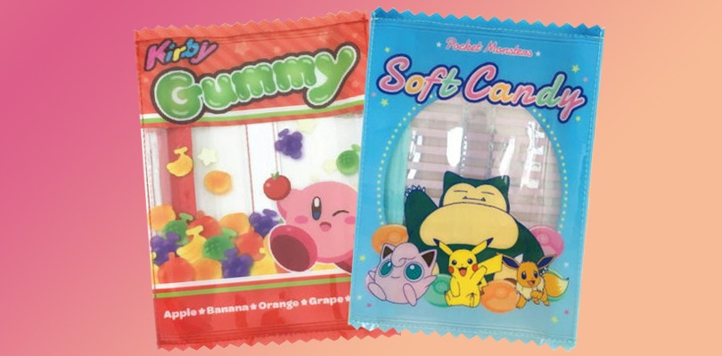 Questi pacchetti di caramelle a tema Pokémon e Kirby sono in realtà delle piccole pochette