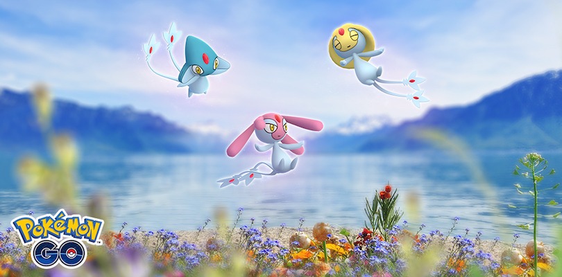 Uxie, Mesprit e Azelf arrivano nei raid di Pokémon GO