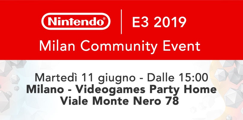 Partecipa all'esclusivo party dedicato al Nintendo Direct @ E3 l'11 giugno a Milano!