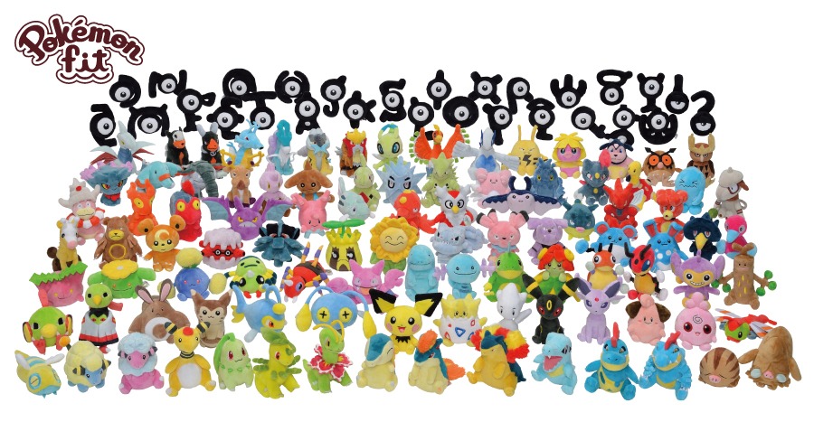 peluche dei pokémon di johto