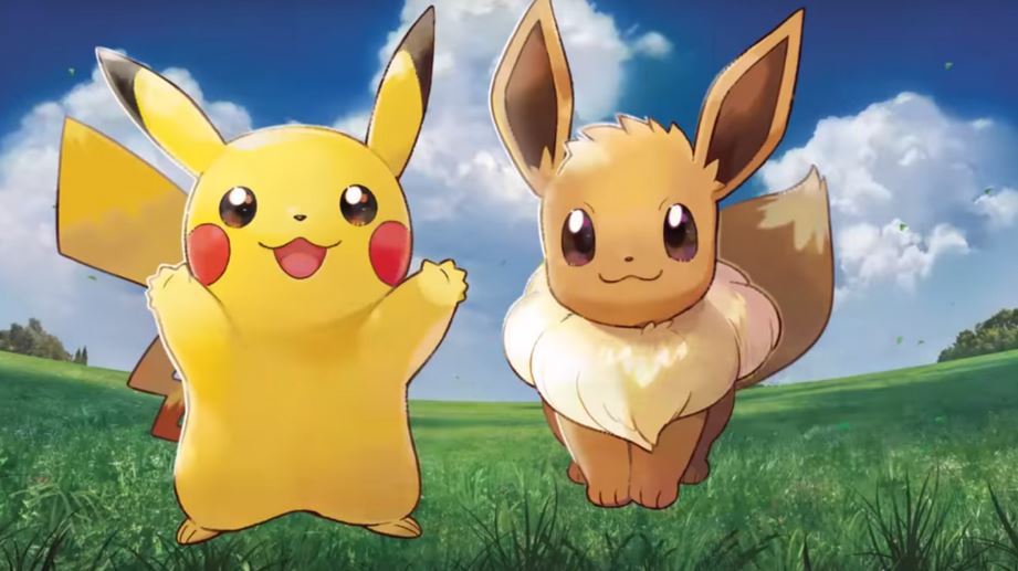 Artwork di Pikachu ed Eevee