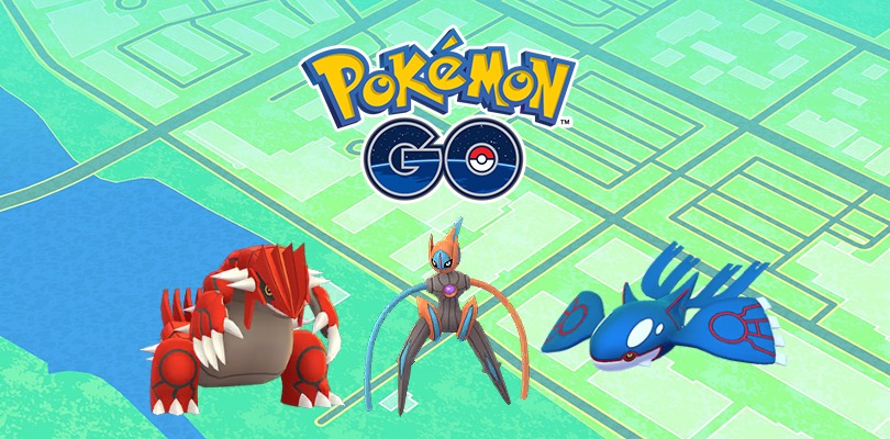 Kyogre e Groudon arrivano nelle ricerche e Deoxys Forma Velocità nei Raid EX di Pokémon GO