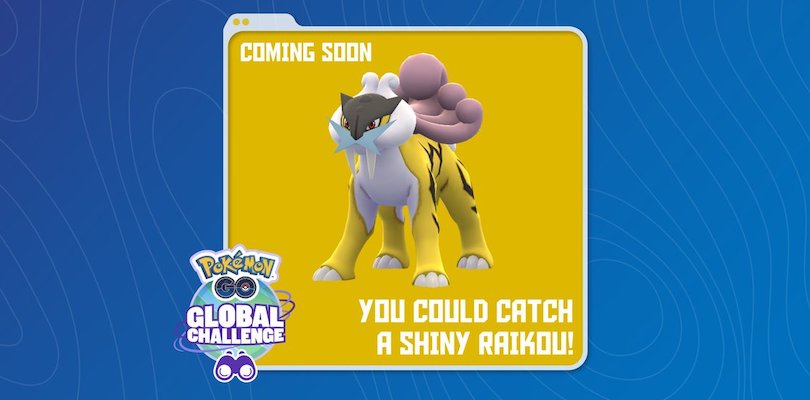Annunciato il Raikou Day come premio per la sfida globale di Pokémon GO