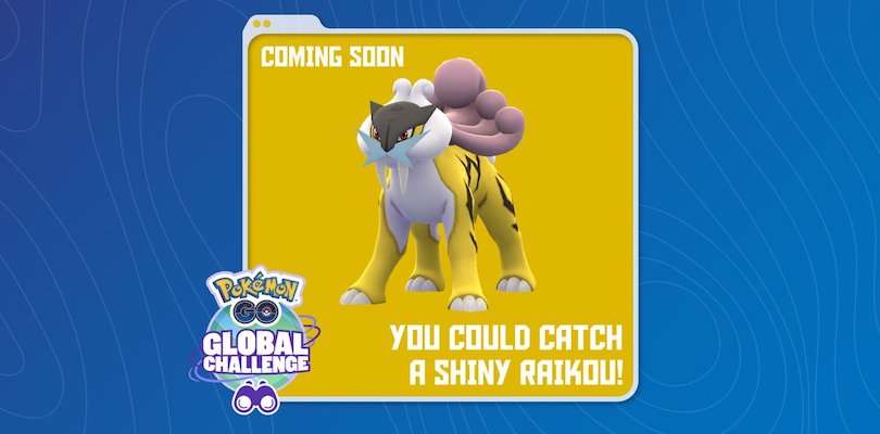 Annunciato il Raikou Day come premio per la sfida globale di Pokémon GO
