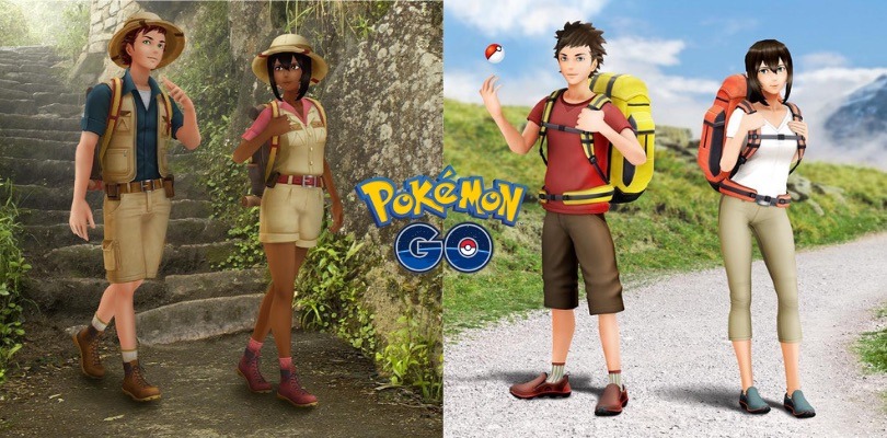 Disponibili i vestiti dello Scoprirovine e del Giramondo in Pokémon GO