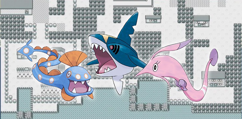 Huntail, Gorebyss e Sharpedo sembrano essere ispirati a dei Pokémon della beta di Pokémon Oro