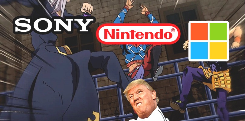 Nintendo, Sony e Microsoft unite contro Trump