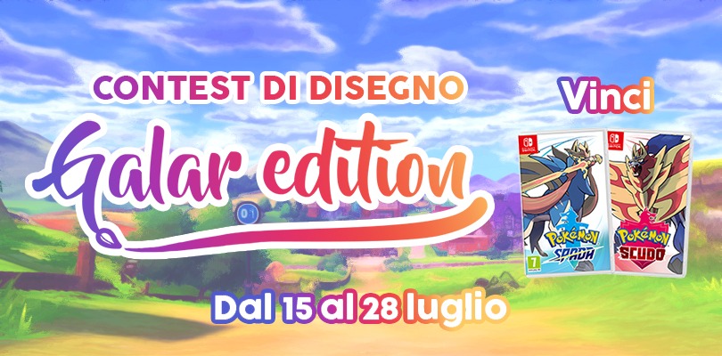 Partecipa al Contest di disegno Galar Edition e vinci Pokémon Spada e Scudo!