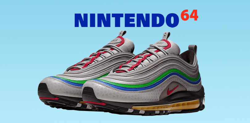 Nike celebra Nintendo 64 con le nuove sneakers Nike Air Max 97