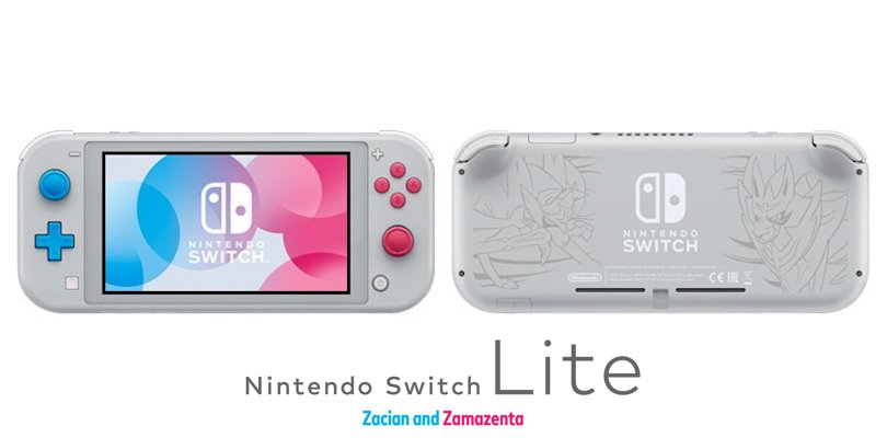 Nintendo Switch Lite avrà un'edizione speciale dedicata a Zacian e Zamazenta