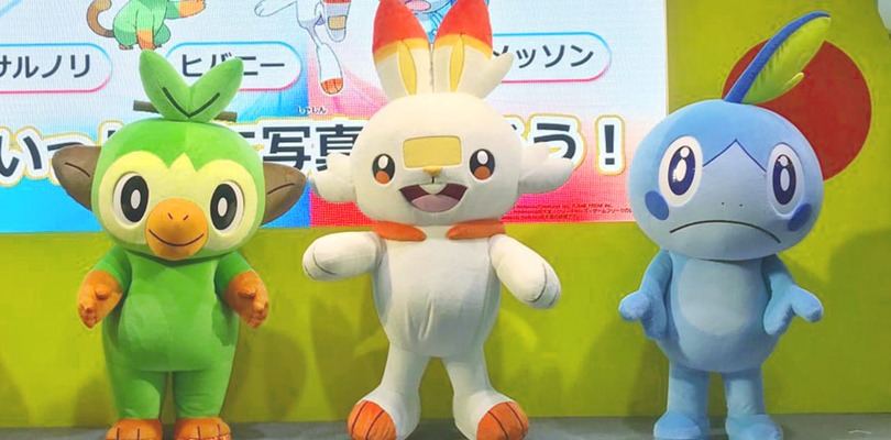 Grookey, Scorbunny e Sobble, le mascotte dei Pokémon iniziali appaiono per la prima volta in pubblico