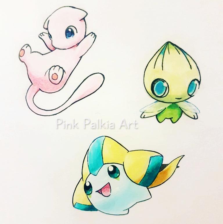 mew celebi e jirachi