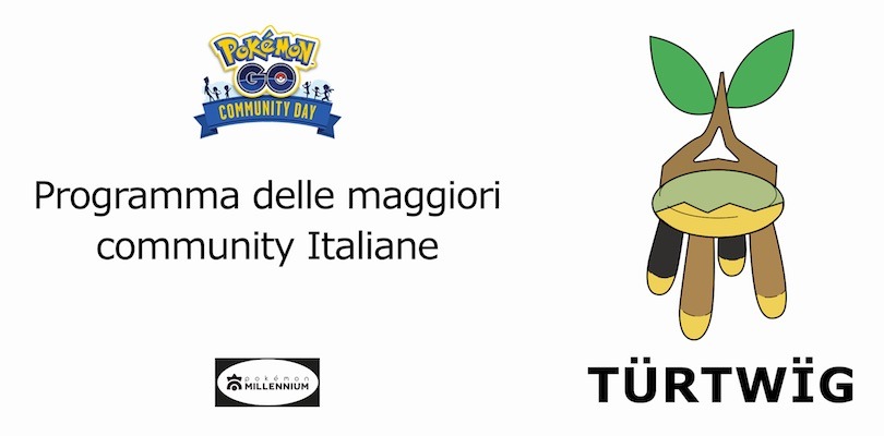 Eventi delle community italiane di Pokémon GO per il Community Day di Turtwig