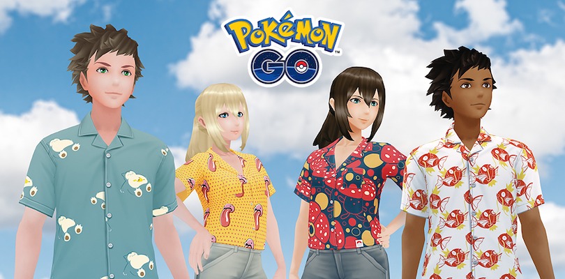 Arrivano le camicie Pokémon per l'avatar di Pokémon GO