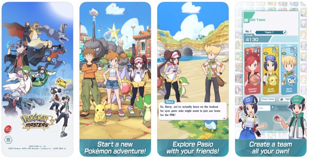 Pokémon Masters: una nuova avventura a tema Pokémon  tutta da vivere sul cellulare.