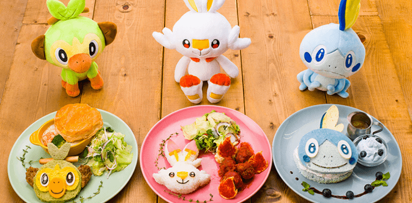 Grookey, Scorbunny e Sobble arrivano nel menù dei Pokémon Cafè