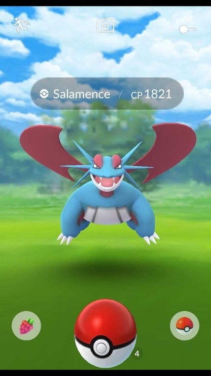 Salamence evoluzioni