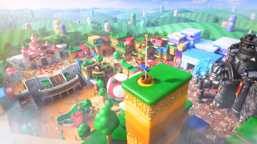Super Nintendo World: rappresentazione della pianta nel mondo di Super Mario