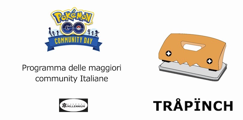 Eventi delle community italiane di Pokémon GO per il Community Day di Trapinch
