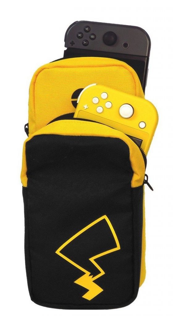 borsa di Pikachu per Nintendo Switch in grado di contenere due console o una console con i propri accessori