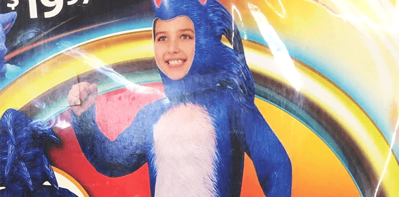 Vivi un Halloween da paura con il costume di Sonic!