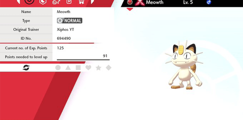 Meowth speciale con forma Gigamax già disponibile al download