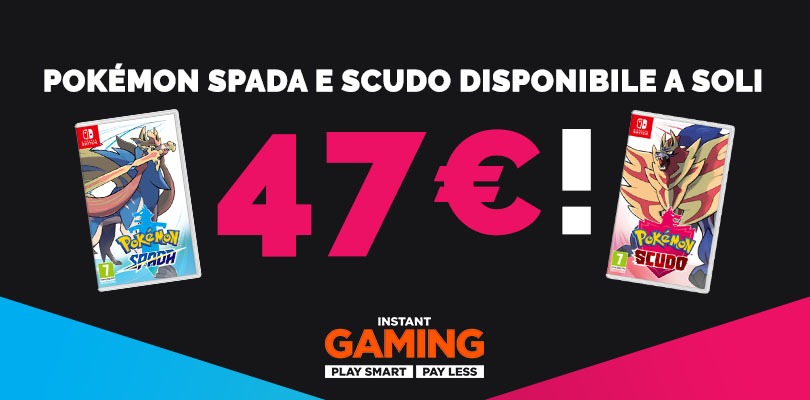 OFFERTA BOMBA: Pokémon Spada e Scudo disponibili online a 47€!