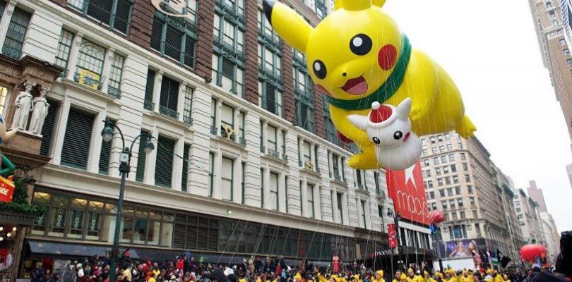Pikachu ancora protagonista alla parata del Giorno del Ringraziamento