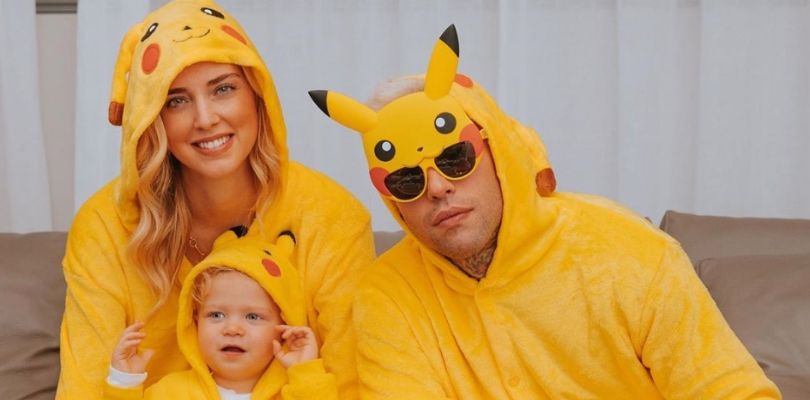 Halloween a tema Pikachu per Fedez e Chiara Ferragni