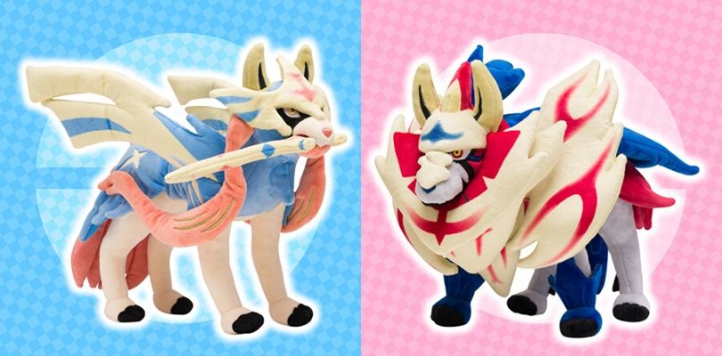 Ecco i peluche di Zacian e Zamazenta