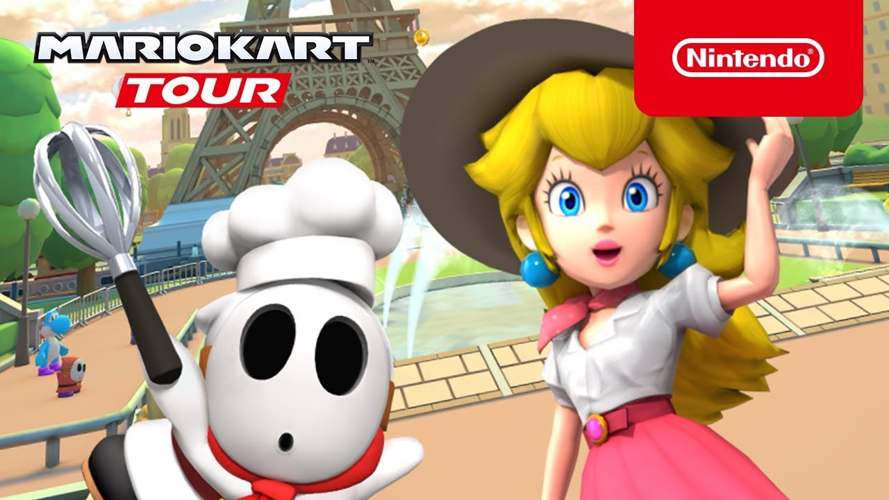Il nuovo aggiornamento di Mario Kart Tour ci porta a Parigi