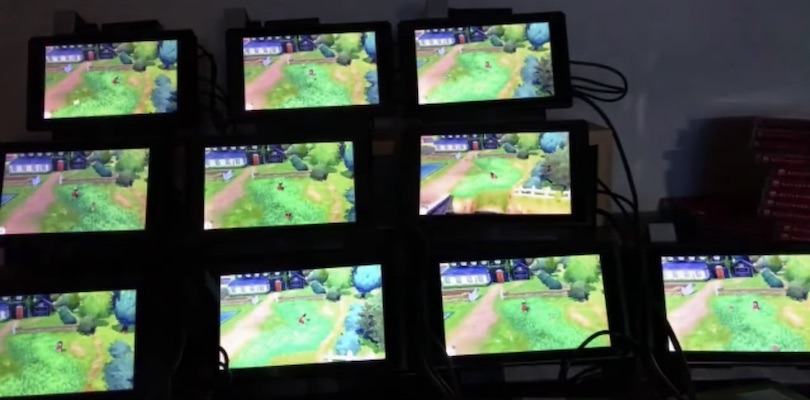 Uno shiny hunter gioca con 10 console contemporaneamente