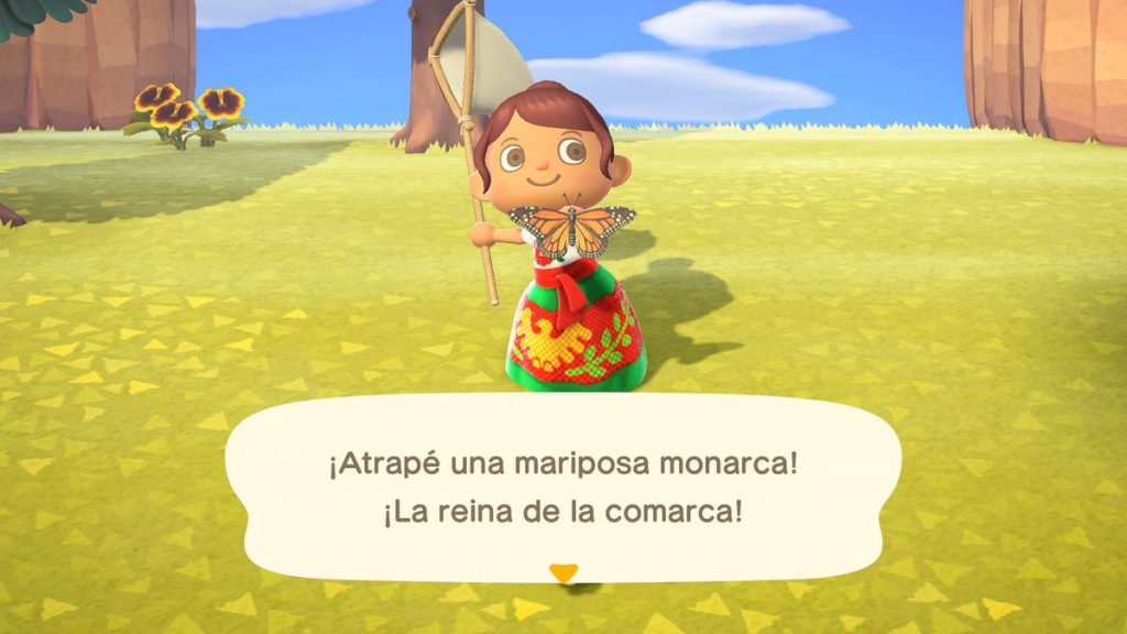 Animal Crossing: New Horizons vestido de china poblana