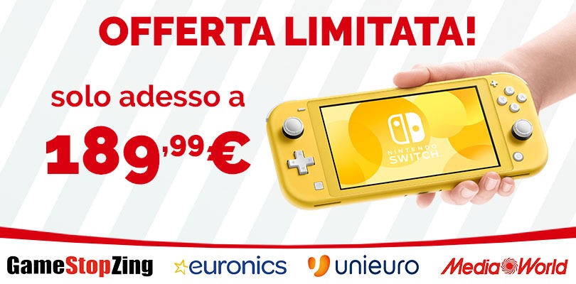 Nintendo Switch Lite a un PREZZO BOMBA nei negozi italiani!