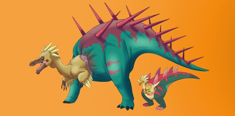 Fan Art dei Pokémon fossili di Spada e Scudo